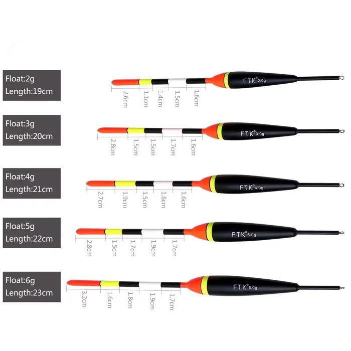 5 flotteurs verticaux en bois de balsa pour pêche en mer - 19-23cm avec queue renforcée