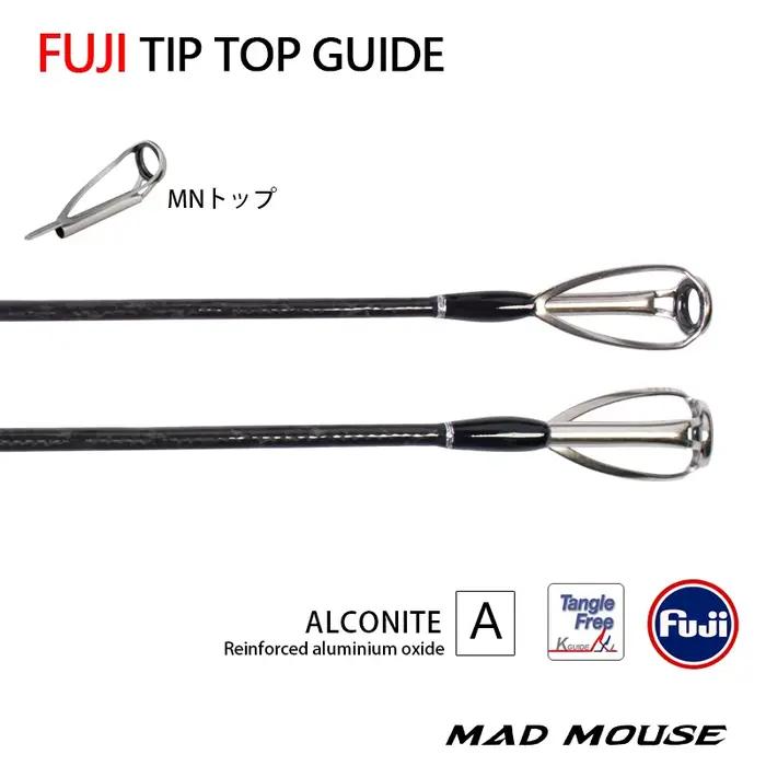 Canne slow jigging MADMOUSE Full Fuji 6'3" pour jigs 80-350g - Rod boat pêche eau salée casting 15kg