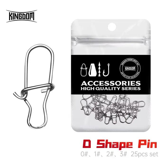 Kingdom 25 attaches D acier inoxydable ultra-résistantes - Accessoires leurres pêche sportive