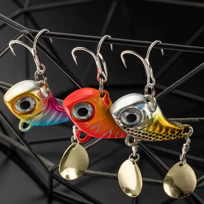 Leurre métal Wobble Rotating VIB 10g à 30g - Cuiller tournante vibrante pour pêche des carnassiers