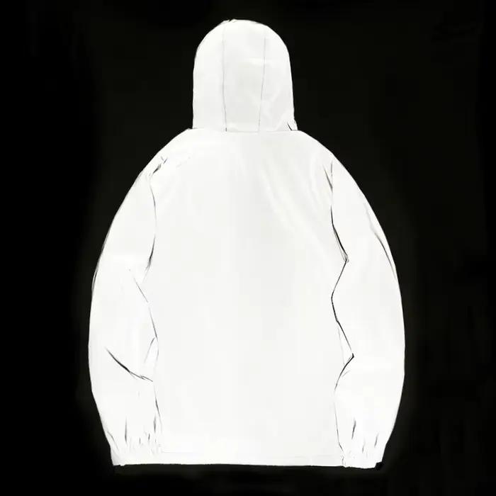 Veste de pêche réfléchissante pour couple - Veste polyester lumineuse pêche nocturne sécurité