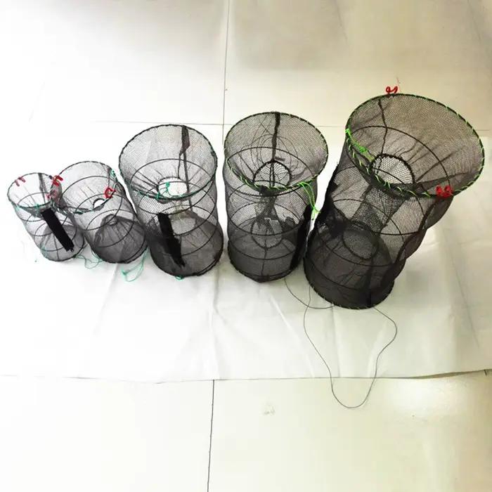 Filet de pêche pliable et réutilisable, cage à poissons universelle pour toutes les espèces