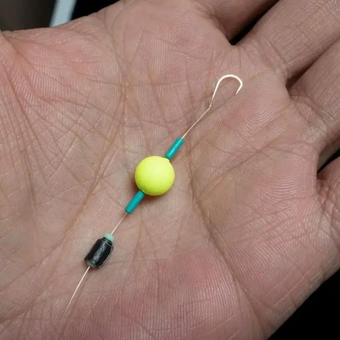 10 montages hair rigs carpe prêts à l'emploi avec hameçons tailles 3 à 7 - Leurres et matériel pêche