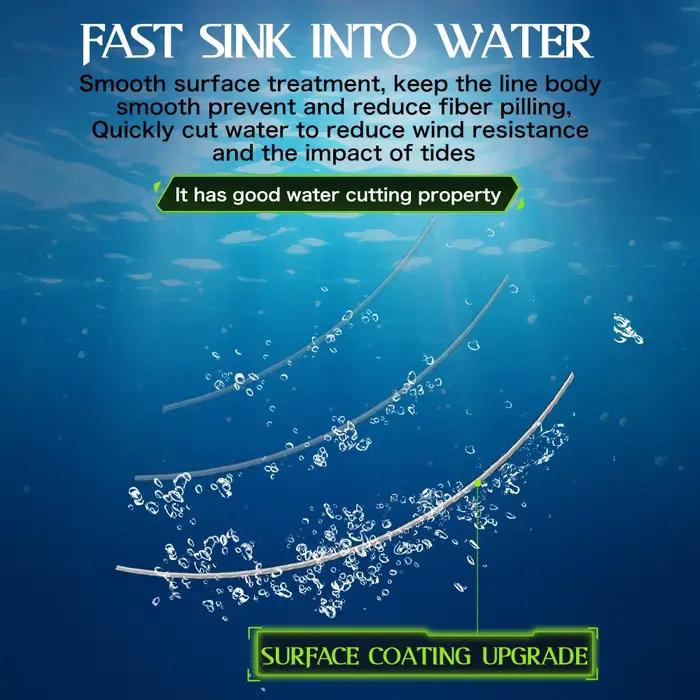Ligne de pêche ZUKIBO nano tressée laser 100M à 1000M ultra-fine souple forte multifilament carpe