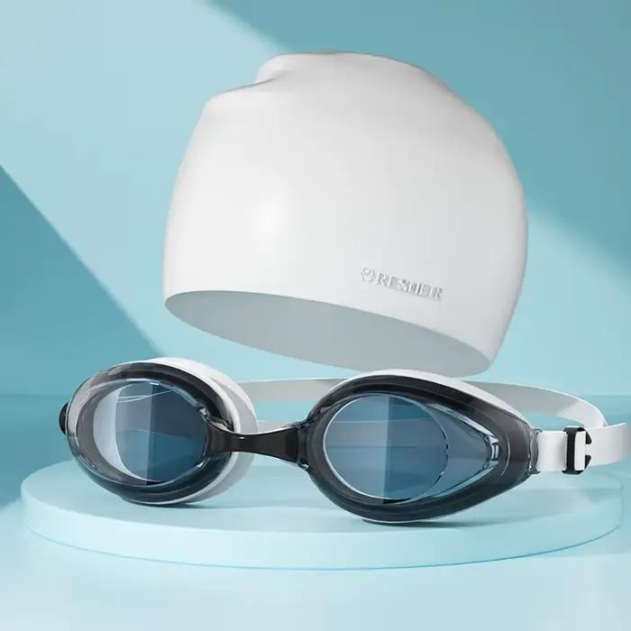 Lunettes de natation unisexes professionnelles étanches anti-buée avec protection UV intégrée