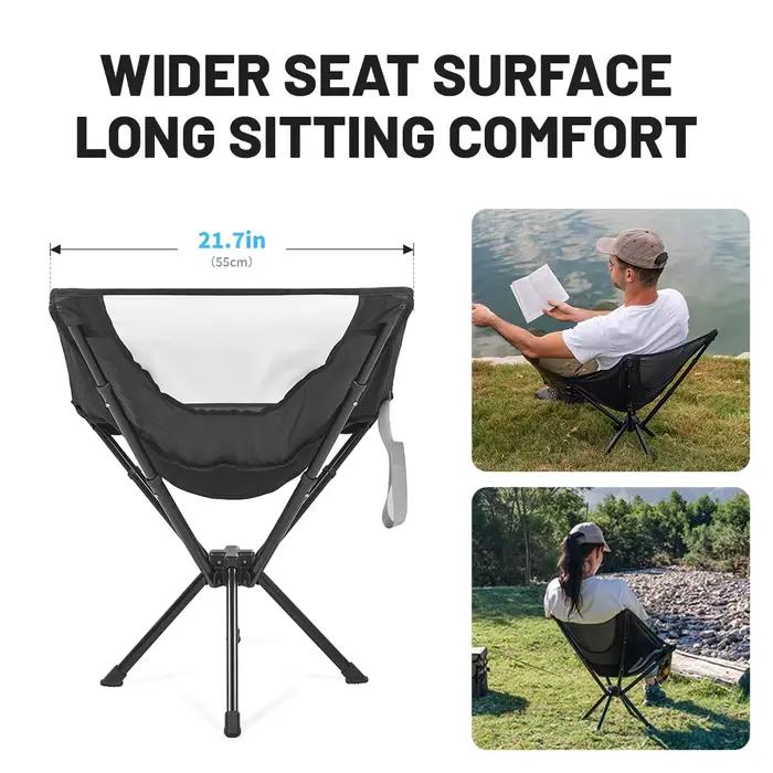 Chaise pêche Naturehike 2024 ultralégère aluminium haute charge pliante camping randonnée