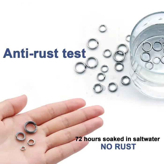 Anneaux split rings 9KM 30pcs inox pour leurres et montages - Connecteurs pêche mer et eau douce