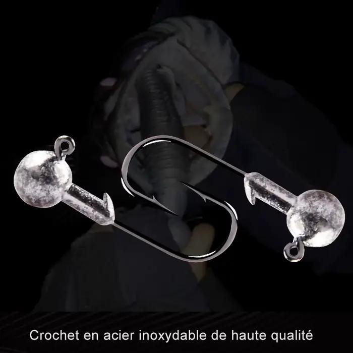 Têtes plombées MEREDITH 1g à 22g pour pêche au brochet et carnassiers en eau douce