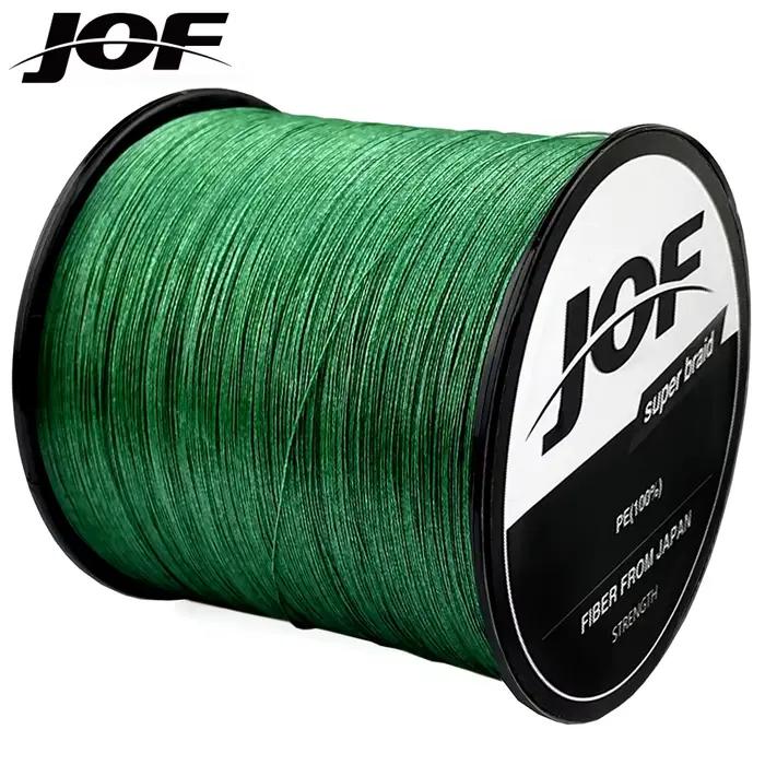 Ligne tressée JOF 8 brins 1000M-100M pour pêche de la carpe - Multifilament haute résistance