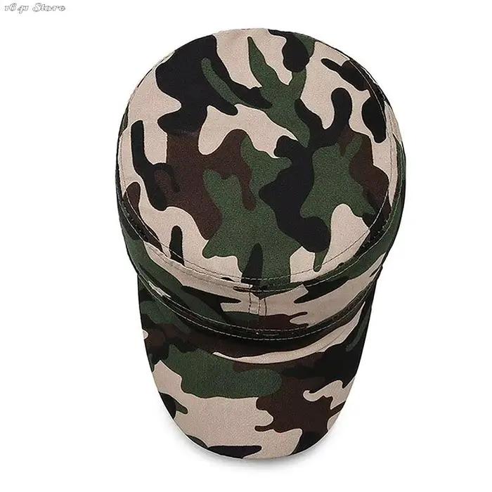 Casquette plate camouflage unisexe - Protection solaire pour pêche, camping et randonnée