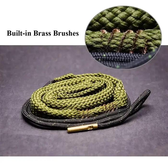 Kit nettoyage canne pêche .22 .223 .38 calibres brosses corde entretien matériel