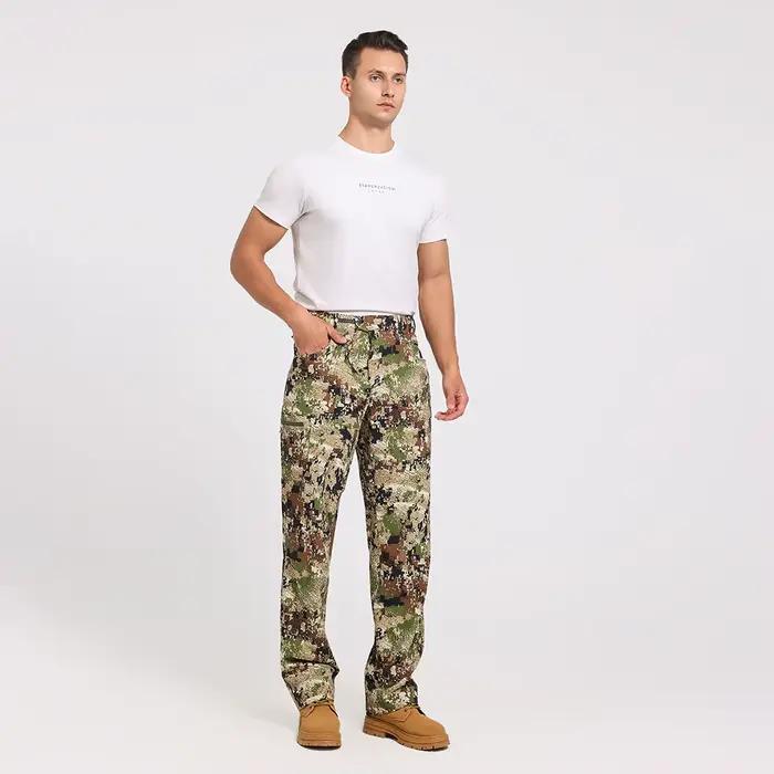 Pantalon jungle camouflage de qualité pour chasse et pêche - Tenue de travail outdoor résistante