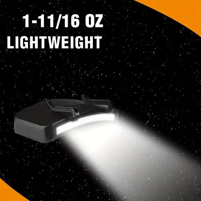 Lampe frontale pêche super lumineuse à clip pour casquette torche LED pêche camping chasse extérieur
