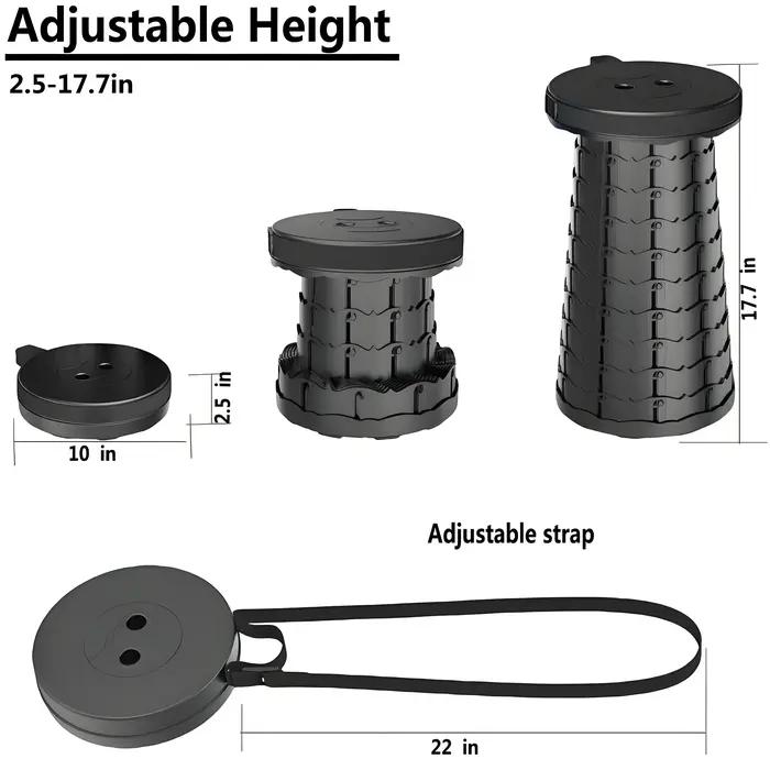 Tabouret pliant portable ultra-léger - Siège compact pour pêche, randonnée et transports