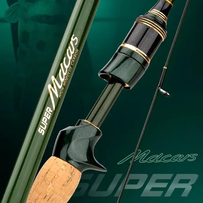 Canne à pêche carbone portable CEMREO 1.8m-2.4m - Spinning et casting, qualité voyage MACARS