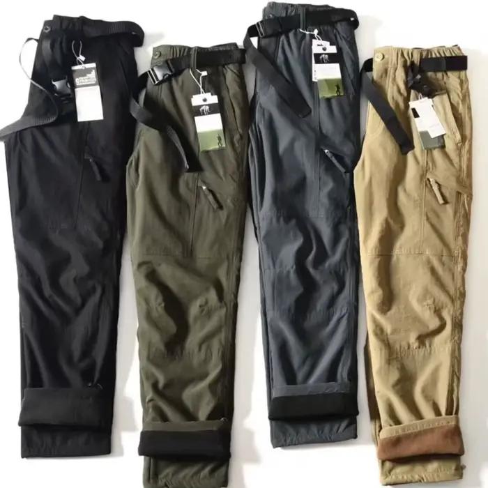 Pantalon cargo polaire hiver - Chaleur optimale pour pêche hivernale et sorties froides