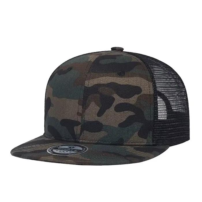 Casquette camouflage personnalisable pêche - Chapeau coton imprimé pour pêche personnalisée