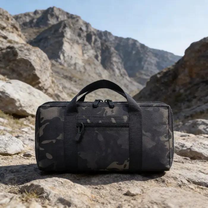 Sac tactique IFAK en nylon 600D pour chasse et pêche avec poche de rangement et sangles élastiques pour organisation des outils de secours