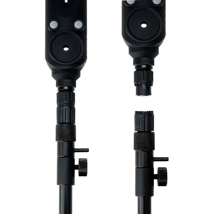 Connecteur rapide Hirisi AQ214 pour alarmes de pêche à la carpe - Adaptateur plastique pour rod pod