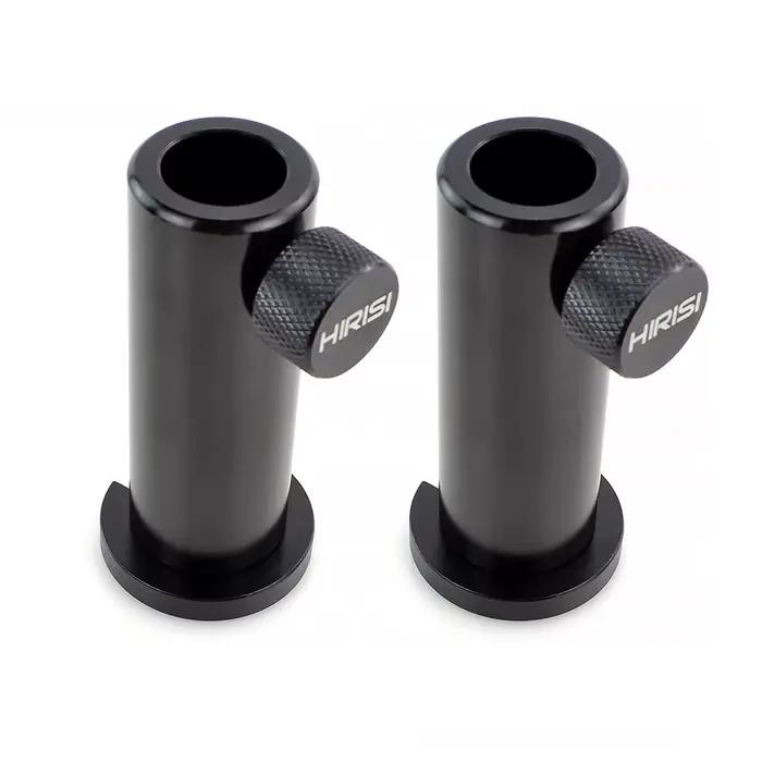 Support de canne en aluminium pour pêche à la carpe - Porte-canne réglable avec vis pour plateforme