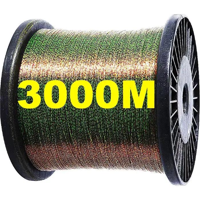 Fluorocarbone Invisible 3000M pour la Pêche de la Carpe Tachetée Ligne de Pêche Nylon Forte et Plongeante