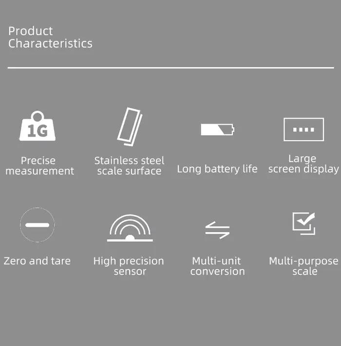 Balance électronique 3000g 0.1g précision pêche cuisine pesée appâts LCD 3kg