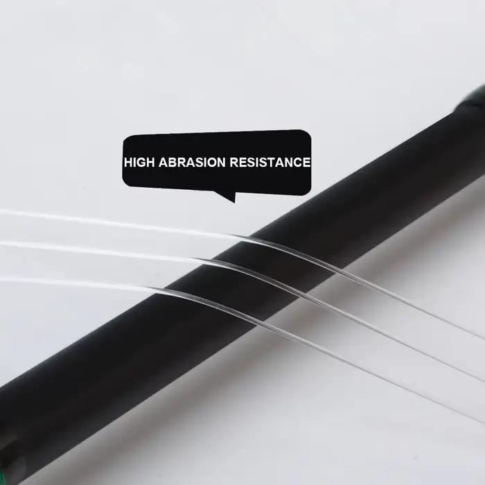 Ligne fluorocarbone 100m pêche appâts - fibre carbone invisible pour pêche en mer et rivière