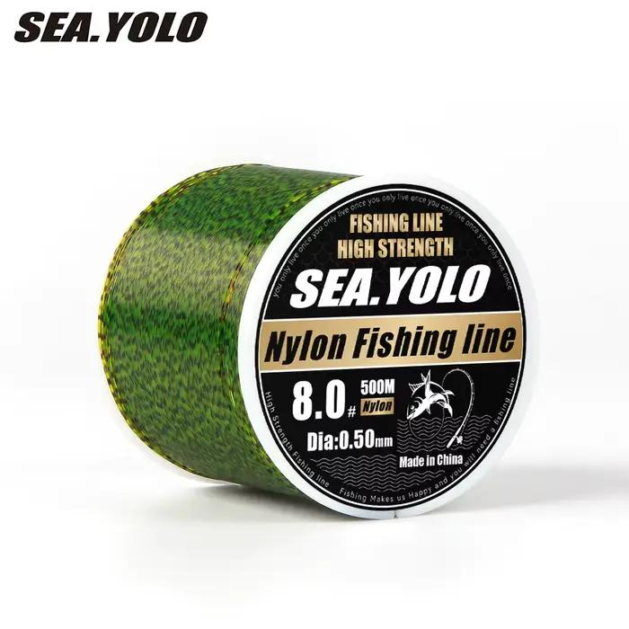 Ligne de pêche fluorocarbone 500M 0.14mm-0.50mm 4.13LB-34LB japonaise pour bas de ligne coulissant