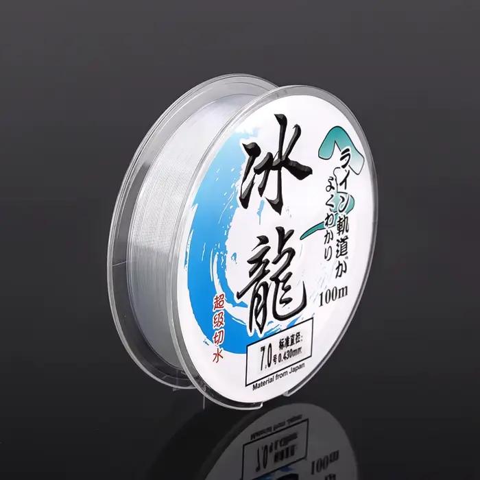 Ligne de pêche DNDYUJU nylon japonais 100M pour eau douce et mer - Matériau haute résistance