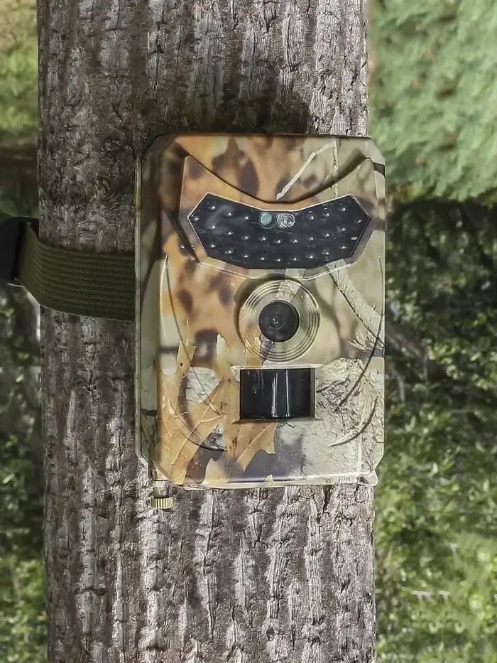 Caméra extérieure 12MP détecteur animaux sauvages étanche HD avec vision thermique infrarouge nocturne