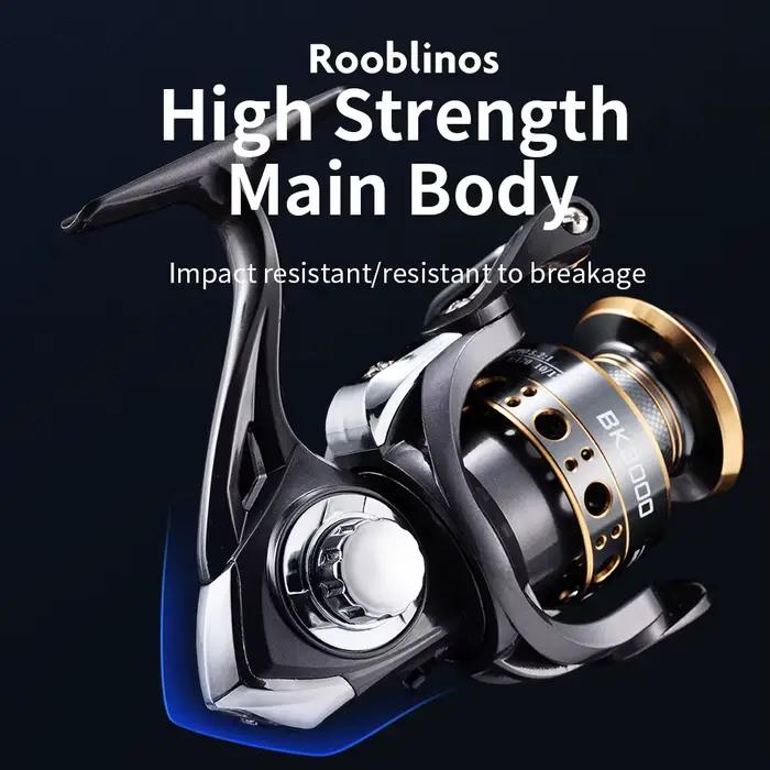 Rooblinos BK Spinning Fishing Reels For Saltwater Freshwater Metal Spool Left/Ri