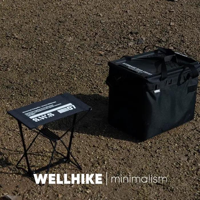 Tabouret pliant WELLHIKE SWS à déverrouillage rapide - Banc portable pour pêche et camping