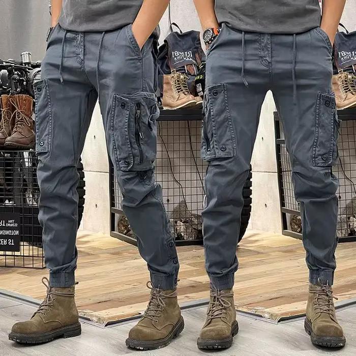 Pantalon cargo tactique militaire homme 2025 - Printemps automne - Jogger utilitaire pêche outdoor
