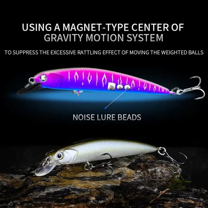 Leurre pêche leurre minnow 73mm 5g appât artificiel magnétique haute qualité pour carnassiers