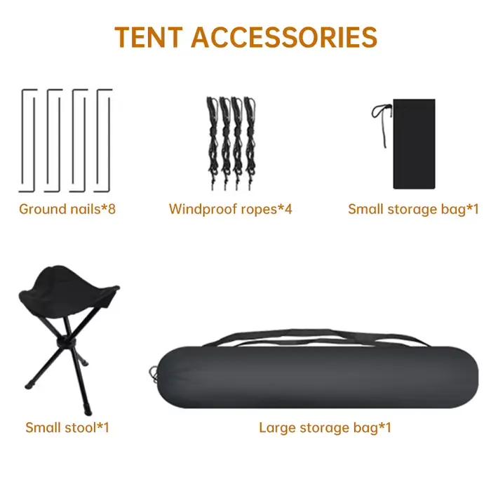 Tente camouflage automatique pop-up 270° - Affût portable 2-3 personnes avec sac transport