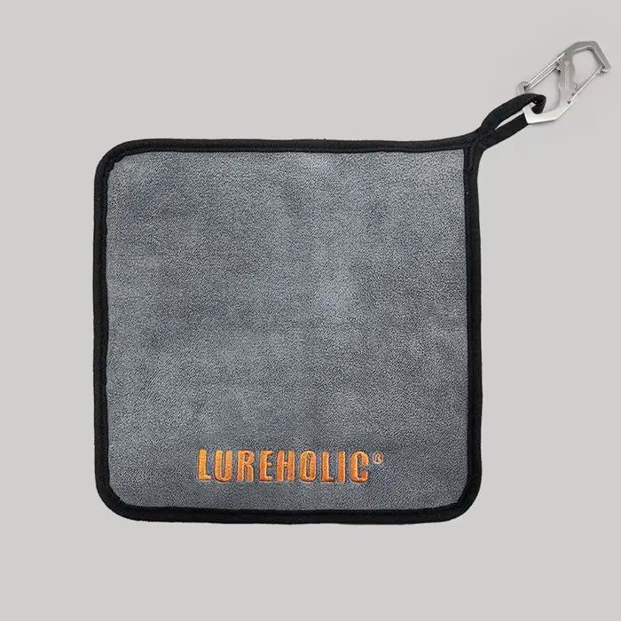 Serviette de pêche LUREHOLIC ultra-absorbante et antiadhésive pour mains sèches et confortables en plein air aventures rivière mer lac