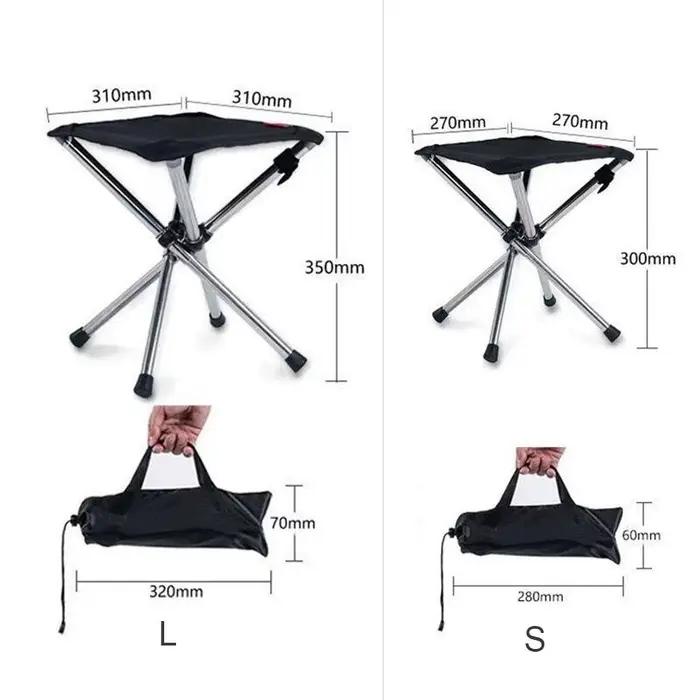 Chaise pliante compacte pour camping festivals pêche prévention catastrophes activités extérieures