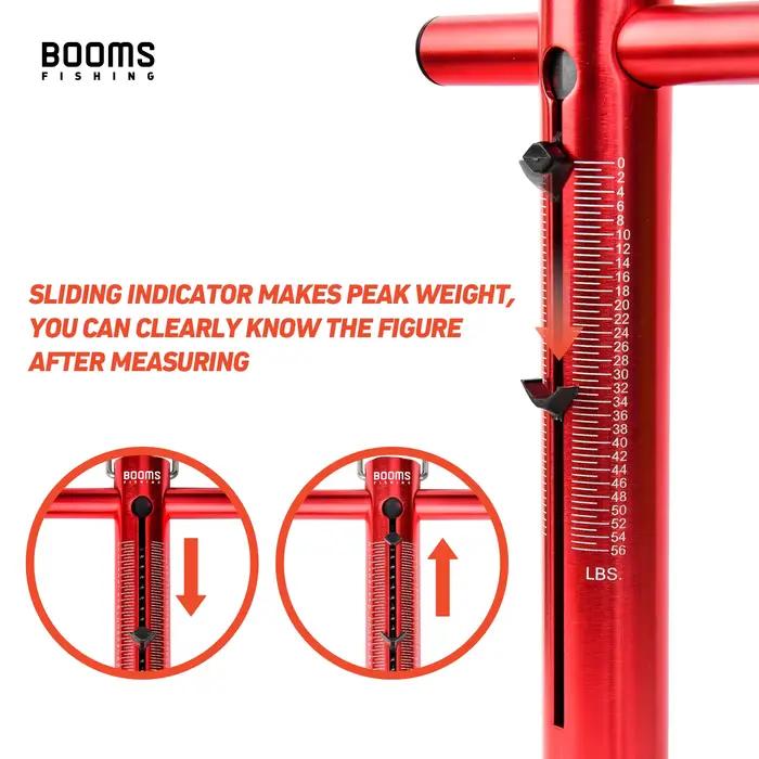 Balance à ressort Booms Fishing TS1 en aluminium pour pêche précise et polyvalente pour poissons colis enveloppes et bagages