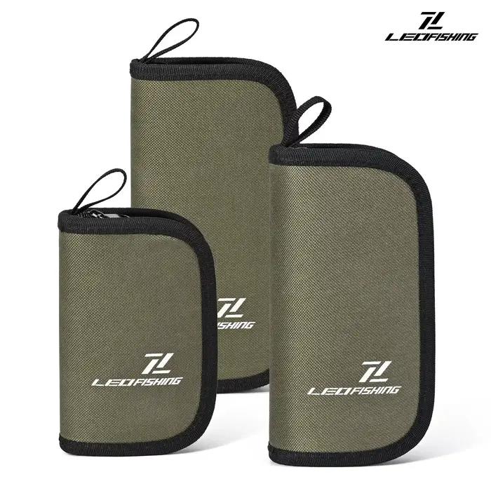 Porte-leurres spinner et cuillères avec fermeture - Portefeuille de rangement en nylon pour leurres de pêche