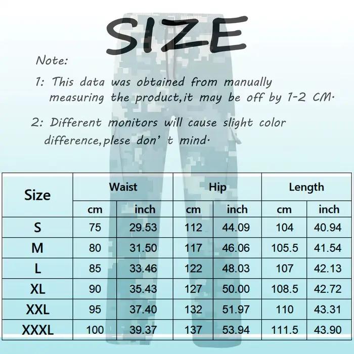 Pantalon de jogging camouflage avec poches pour pêche pantalon de randonnée homme polyester confortable style décontracté occassions spéciales randonnée pêche