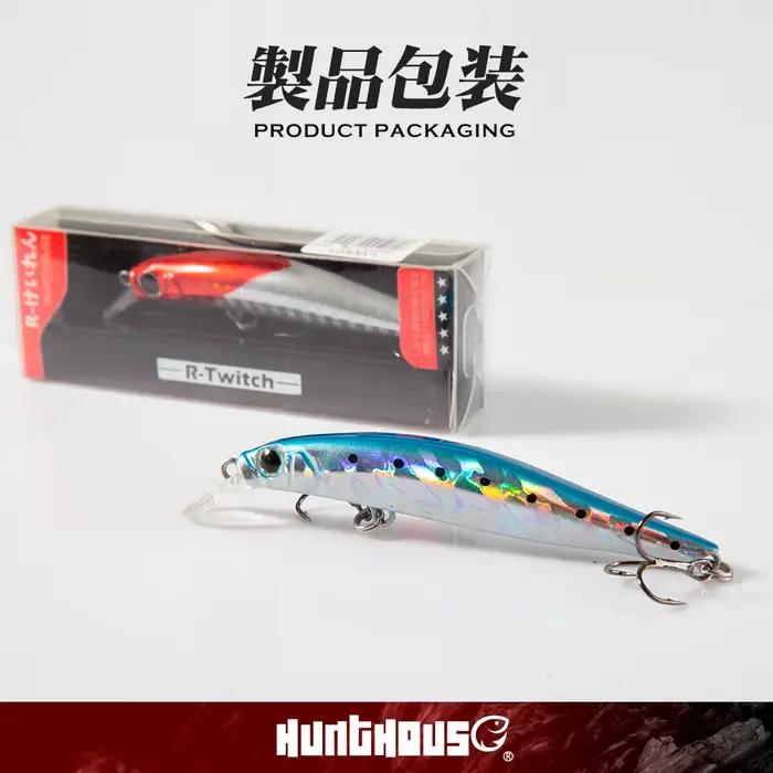 Leurre dur jerkbait Minnow 70-105mm coulant wobblers pêche truite brochet leurres artificiels Hunthouse