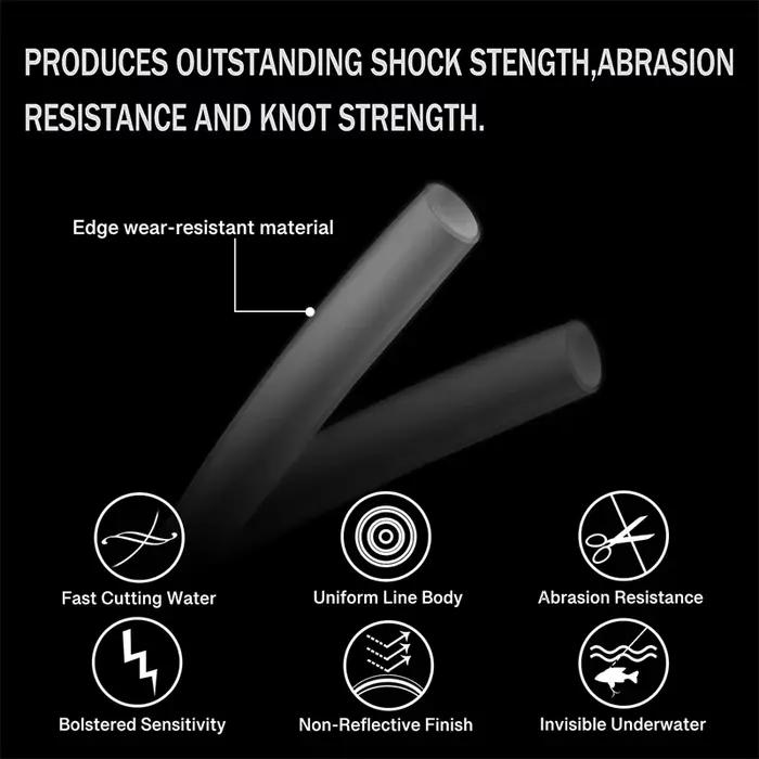 Fluorocarbone Japonais 3000m Haute Résistance Ligne de Pêche Super Solide Monofilament Nylon Qualité Pro