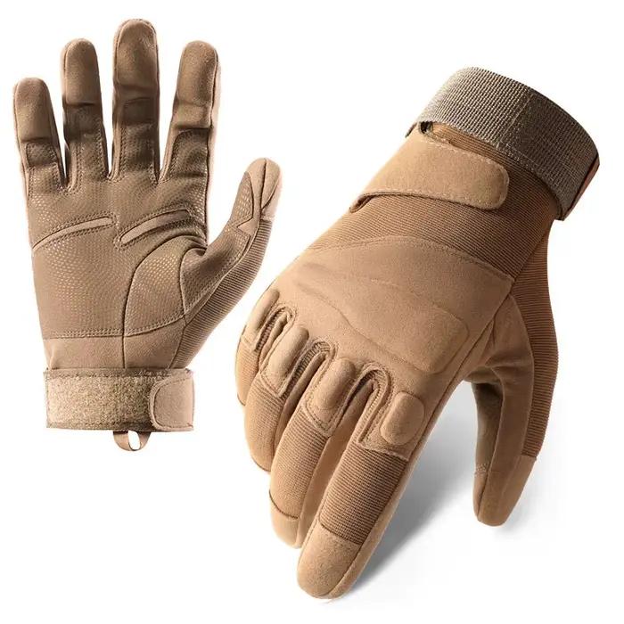 Gants tactiques hiver coque caoutchouc épais écran tactile pêche équitation camping froid