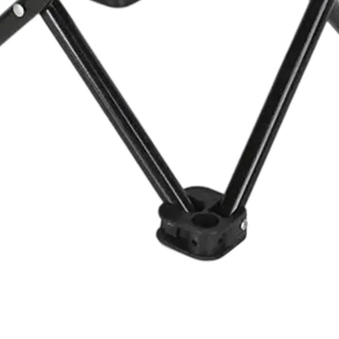 Tabouret de camping pliant avec repose-pieds et sac de transport pour pêche et randonnée