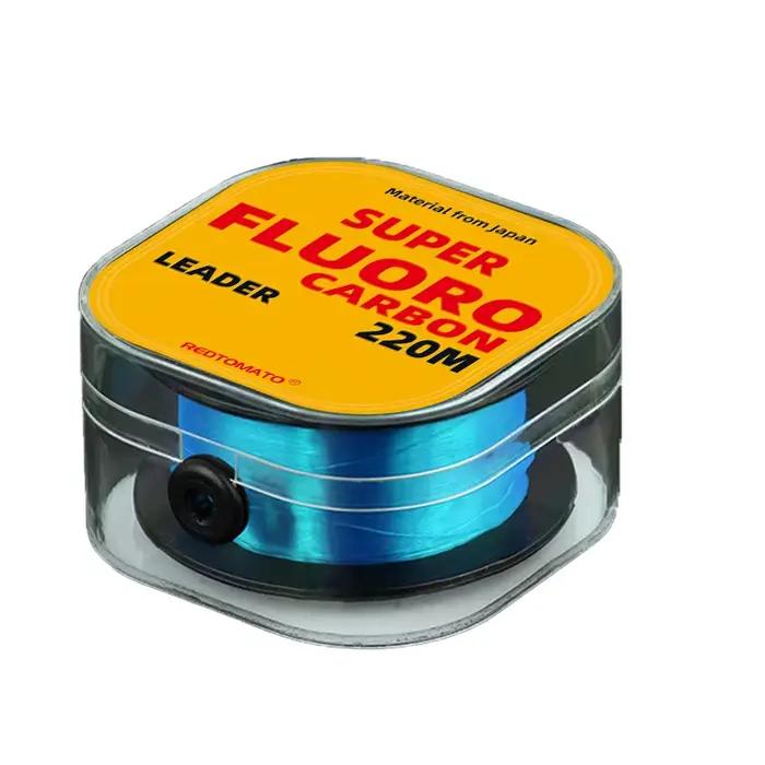 Ligne de pêche fluorocarbone japonaise 220m pour bas de ligne et pêche à la mouche