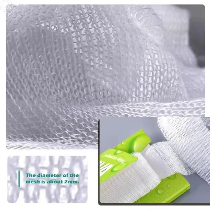 Filet amorçage soluble 5m maille 18/25/37/44mm pour pêche carpe écologique feeder