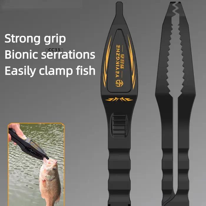 Pince à poisson flottante avec balance et extracteur d'hameçon, outil de préhension pour pêcheur, pince à lèvres