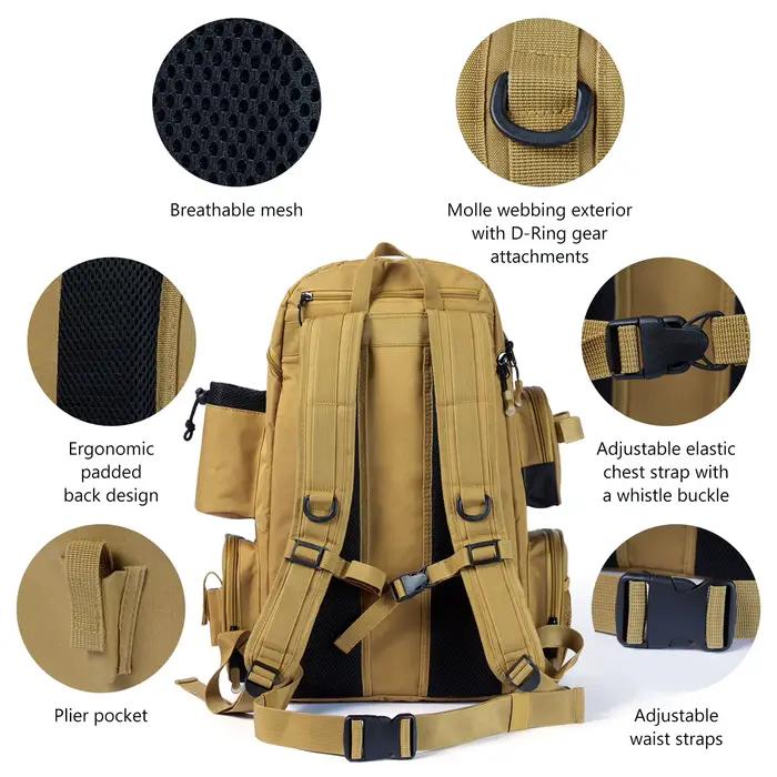 Sac pêche léger tactique multifonction boîte à leurres Bassdash rangement équipement pêche