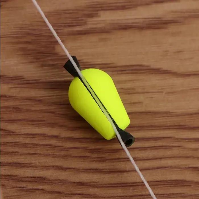 5 pièces indicateurs de touches flottants mousse ovale pour la pêche à la mouche, type goutte