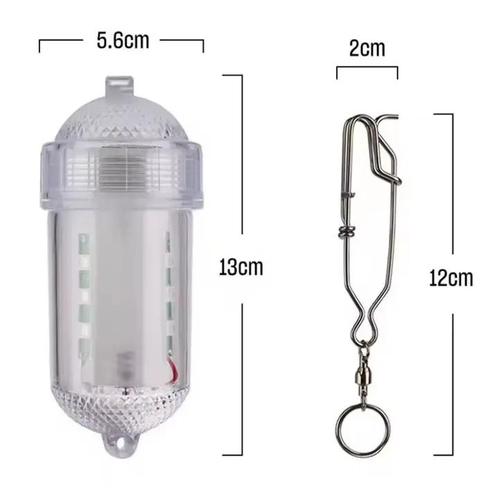 Lampe de pêche LED étanche WEIHE multicolore - Lumière sous-marine haute luminosité pour pêche profonde